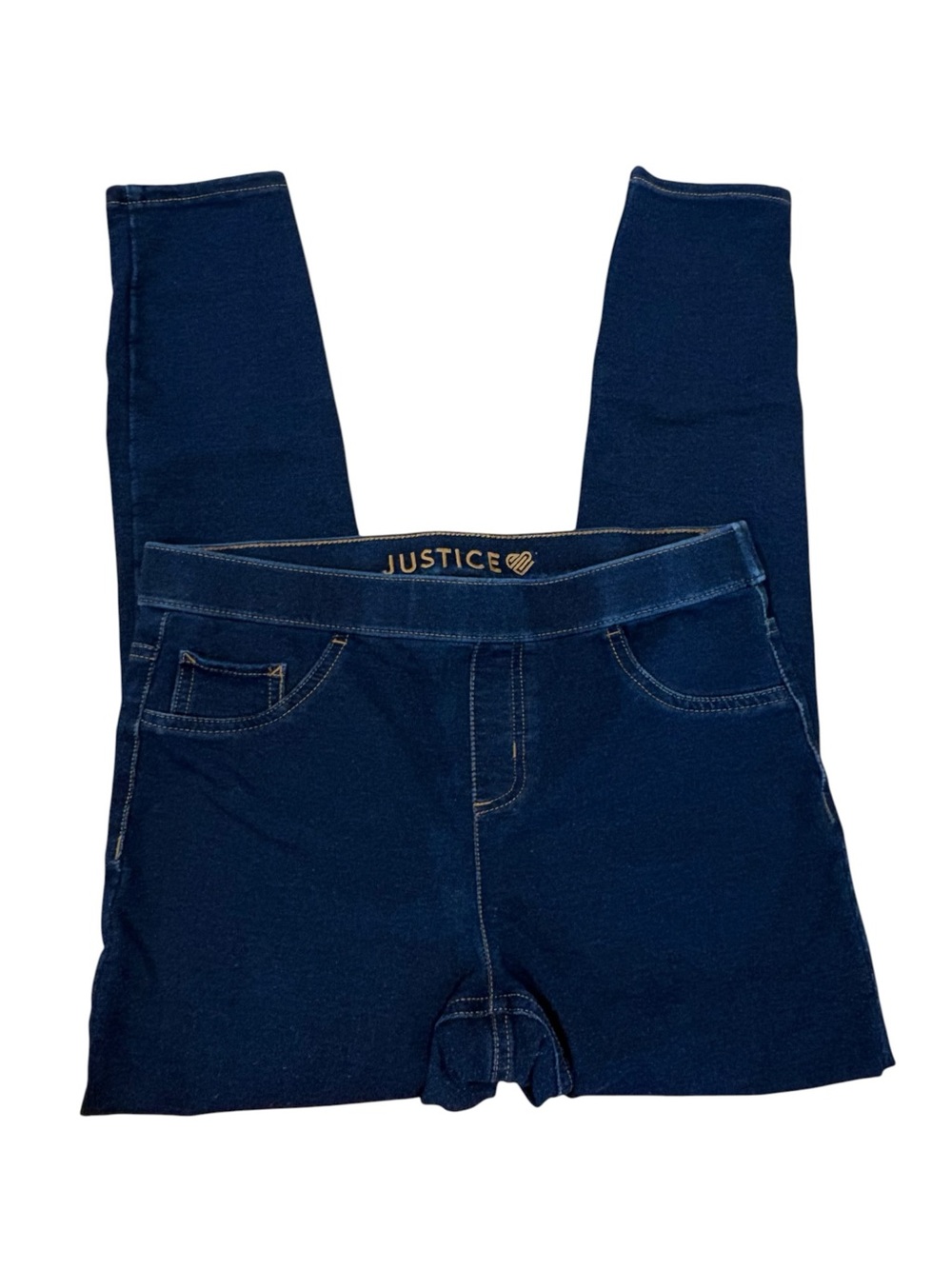 Justice Girls' Navy Pull-On Leggings 16 plus